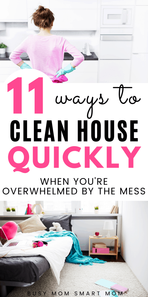 clean house quickly