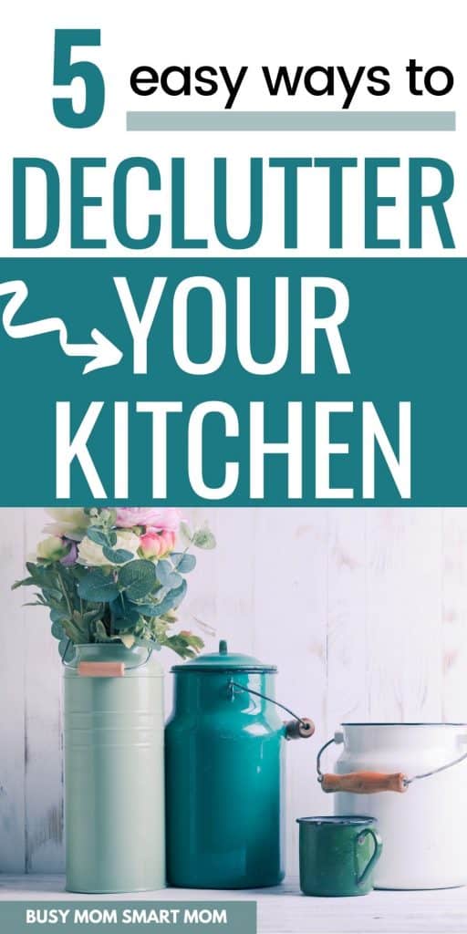 kitchen decluttering tips